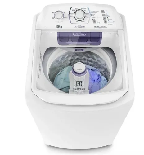Maquina de de Lavar Electrolux 12kg Branca Turbo Economia Silenciosa com Cesto Inox
