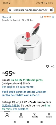 PANELA DE PRESSÃO 3 LITROS.