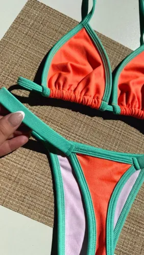 Biquíni Cortininha Bronze