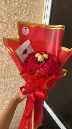 Buquê de flores personalizados 