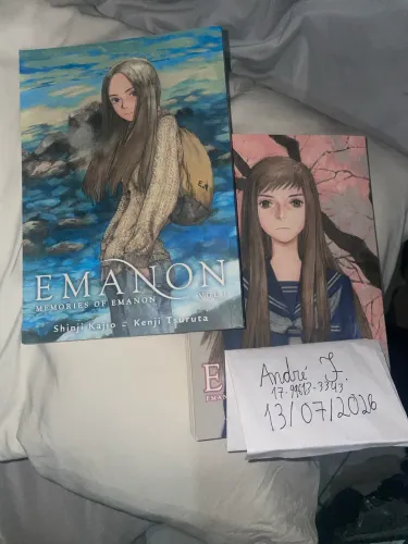 Lote mangá princess jellyfish e emanon