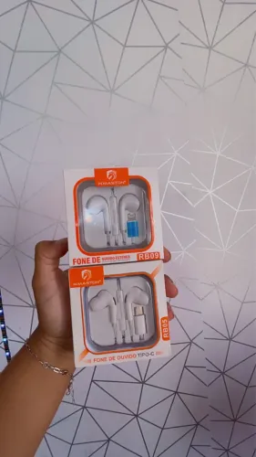 Fone de ouvido iPhone e tipo C - ENTREGA A DOMICÍLIO