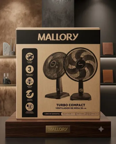 Ventilador de mesa - vai na caixa, lacrado, novo - entrega imediata!