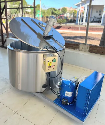 Resfriador Misturador Tanque Tina de 500 Litros de Leite Sorvetes açaí Água de Coco