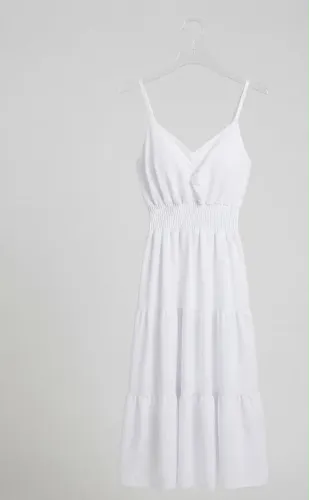 Vestido Midi Branco