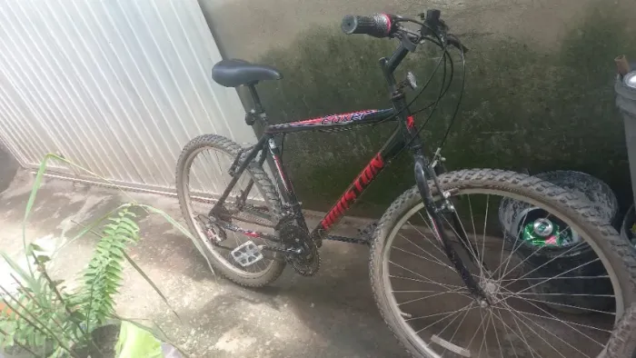 Uma bicicleta de macha