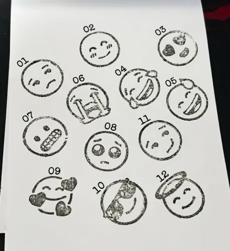 Carimbo de Emoji 3D