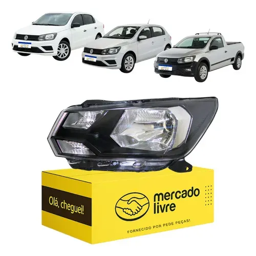 Farol Esquerdo Gol G8 2019 2020 2021 2022 2023 Esquerdo/motorista