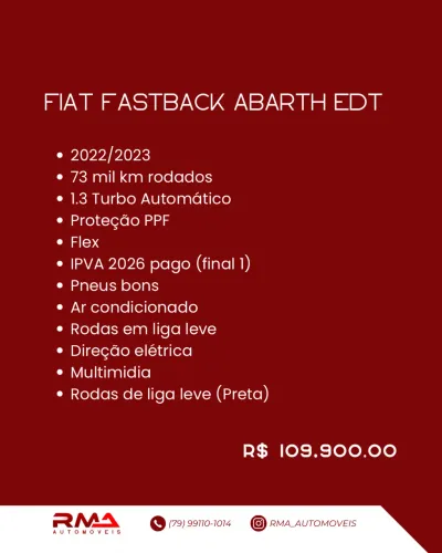 Fiat Fastback Limited Ed.1.3 270 T.flex Aut. 2023