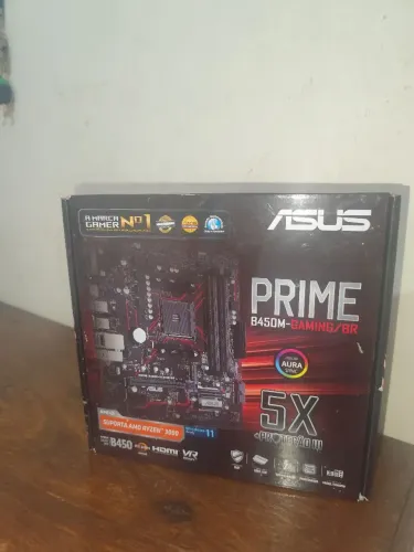 Placa mãe Asus PRIME B450M GAMING BR