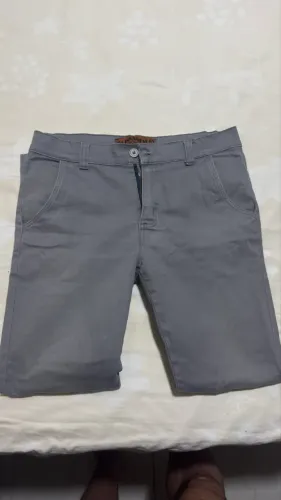 Calça Sarja Cinza n40
