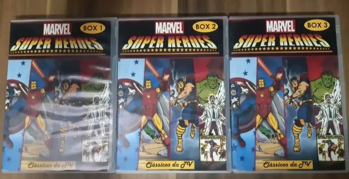 Dvds Box Super Heros Coleção Classica Marvel