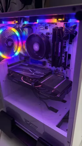 PC GAMER COMPLETO - Placa de vídeo Rx6600. 8gb