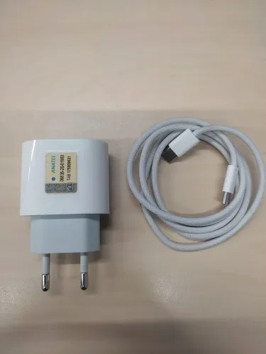Carregador Apple 20W Original + Cabo USB-C Trançado - Homologado Anatel. 
