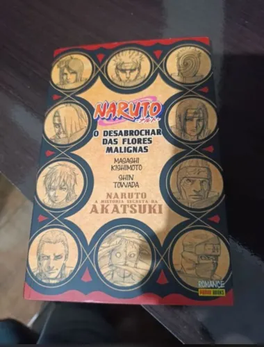 Livro naruto akatsuki novel - o desabrochar das flores malignas