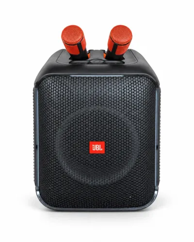 JBL PartyBox Encore 100W com 2 Microfones Sem Fio - Excelente Estado