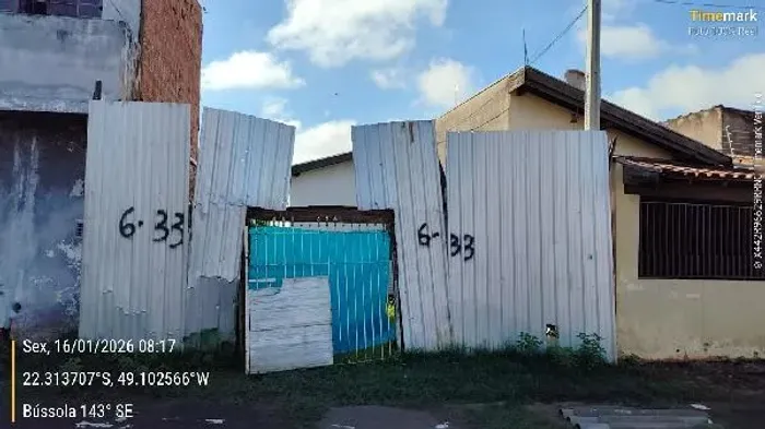 Imóvel com bom aproveitamento Casa no Parque Santa Edwiges, Bauru - SP, Nº 6-33, 1 quarto