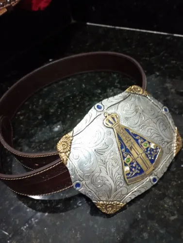 Cinto e fivela Nossa Senhora Aparecida