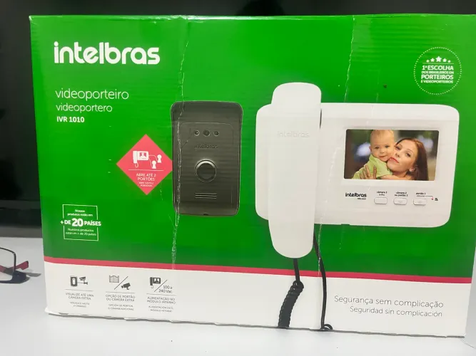 Vídeo Porteiro IVR 1010 BRANCO E PREGO