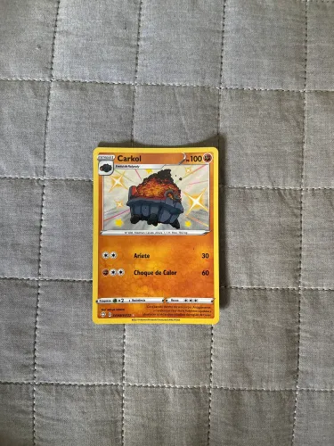 Carta Pokémon carkol brilhante