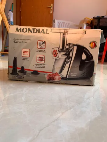 Moedor de carne elétrico marca mondial Premium