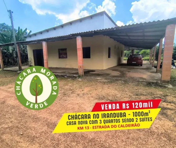 Chácara disponível no Iranduba - Estrada do Caldeirão - Casa Nova