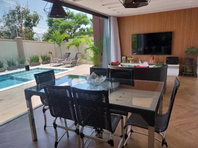 Casa em Condomínio para Locação em Camaçari, Alphaville I, 4 dormitórios, 4 suítes, 5 banh