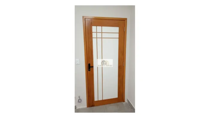 PORTA DE MADEIRA COM MDF M1 - BRANCA
