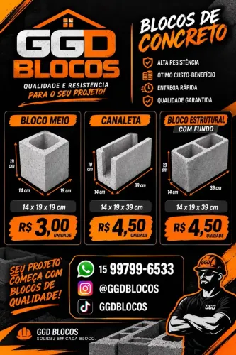 Blocos de cimento