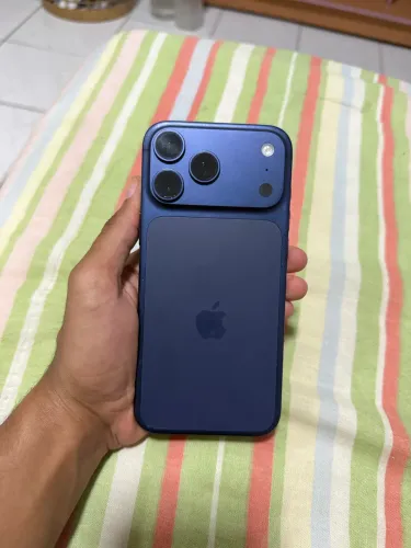 iphone 17 pro max azul, 512 gb.