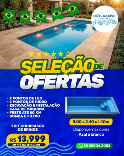 PROMOÇÃO IMPERIAL - PISCINA FORTE LONDRES