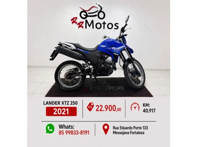 Yamaha Xtz 250 lander 249cc 2021