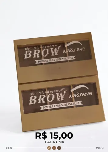 Sombra para Sobrancelha BROW Lua & Neve - Preenchimento Natural