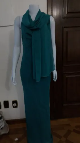 Vestido verde de festa tamanho