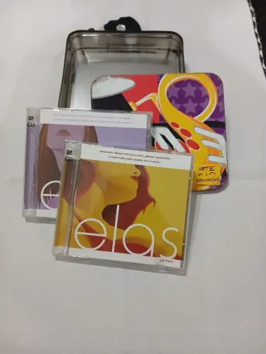 Coletânea Elas-Arte na Lata-Cds Originais-Encartes Preservados