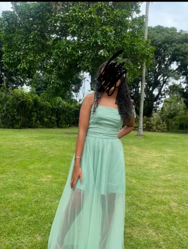 Vestido verde menta tam po / p dama, demoiselle, 15 anos, festa 