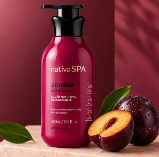 Loção Hidratante Desodorante Corporal Nativa SPA Ameixa 400ml