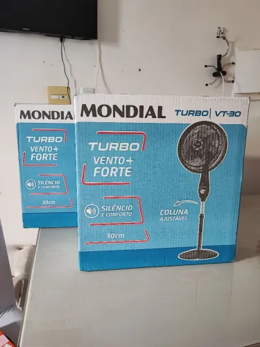 Ventilador Mondial de coluna NOVO NA CAIXA NUNCA USADO RETIRADA SÓ EM MANGABEIRA 