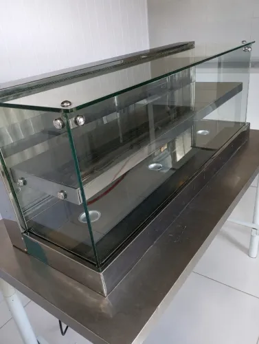 ESTUFA EXPOSITORA AQUECIDA EM INOX 220V