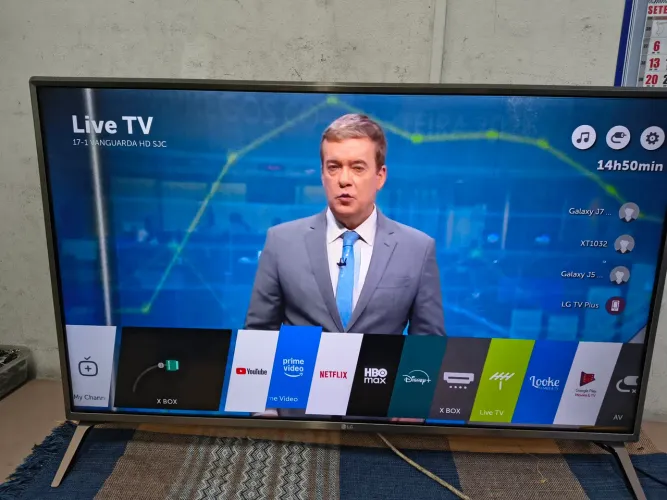 Tv lg 43 polegadas smart, com garantia de 3 meses