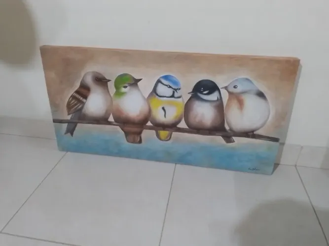Quadro pintado á mão