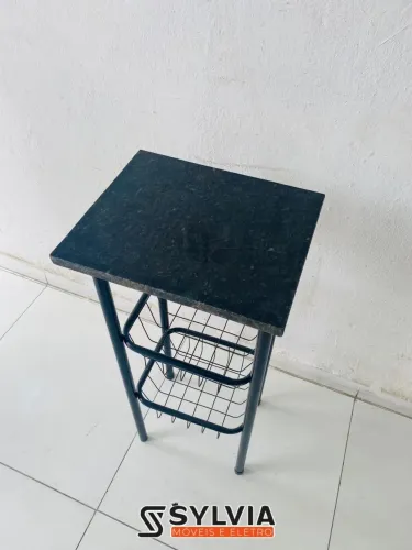 Fruteira com pedra de granito