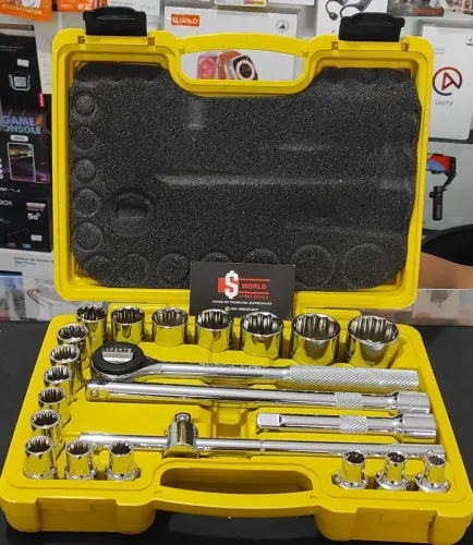 Kit jogo de soquete 22 peças - Store World 