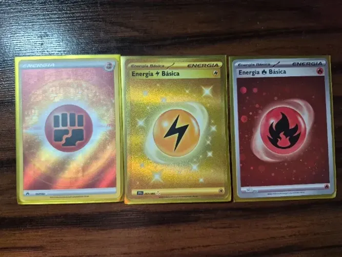 POKEMON TCG - Cartas foil de energia (Preço unitário na descrição)