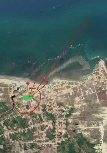 Terreno para venda possui 495 metros quadrados em Pontal Do Maceio - Fortim - CE