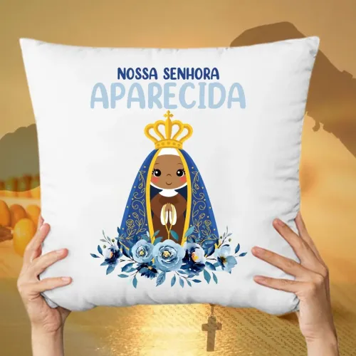 Almofada 40x40 Personalizada Nossa Senhora Aparecida
