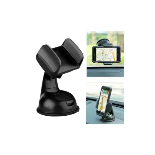 Suporte de Telemóvel para Carro com Ventosa de Silicone Painel e Para-brisa