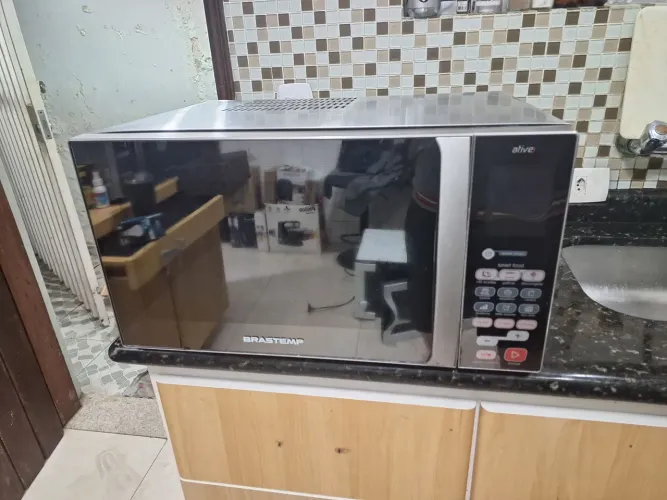 Forno Micro-ondas Brastemp Grill 38 litros Usado Bom Estado