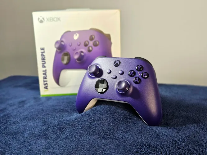 Controle Joystick XBOX serie X Purple/Roxo