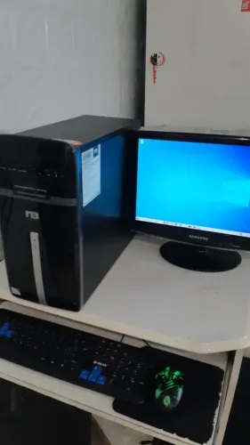 PC Completo, Monitor Samsung + Teclado + Mouse + SSD 120 + Proce Dual core 3.2Ghz + 4GB 